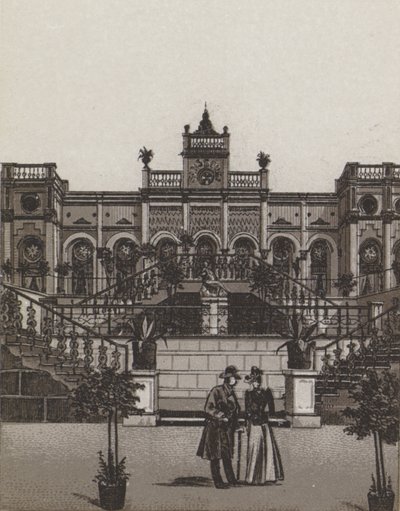 Sans Souci (lito) by German School