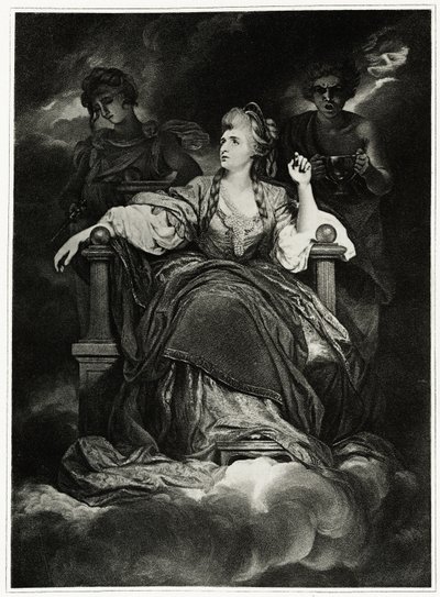 Sarah Siddons, 1884-90 (fototip) by German School