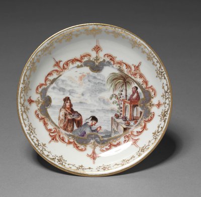 Tabak, üretici Meissen Porselen Fabrikası, Almanya, c.1723 by German School