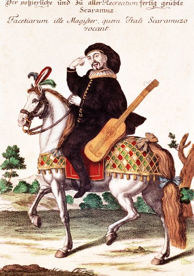 At sırtında Scaramouche by German School