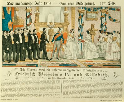 Prusyalı Frederick William IV ve eşi Bavyeralı Elizabeth Ludovika