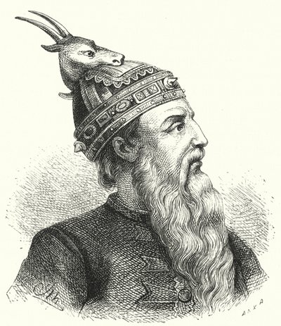 İskender Bey, Arnavut asilzade ve askeri komutan (gravür) by German School