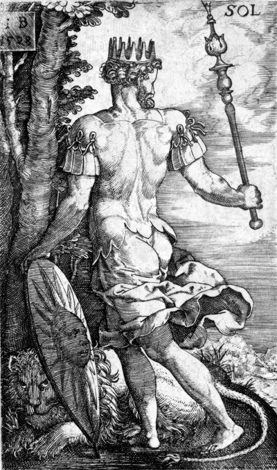 Sol, Georg Pencz tarafından basılmış, 1529 by German School