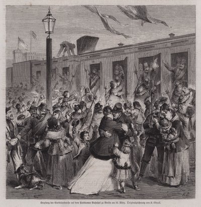 Prusya Garde Landwehr askerleri, 22 Mart 1871, Fransa-Prusya Savaşı