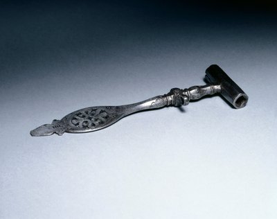 Tekerlek kilitli tabanca için anahtar, c.1600-50 by German School