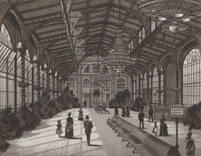 Sprudelcolonnade, İç (lito) by German School