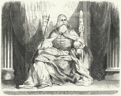 Stephen I, Macaristan Kralı (gravür) by German School