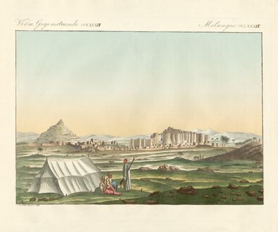 Sywah (renkli gravür) by German School