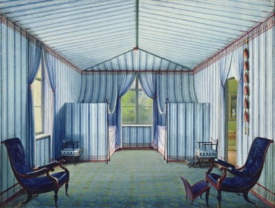 Çadır Odası, 1830 sonrası (kağıt üzerine kalem-mürekkep ve wc) by German School