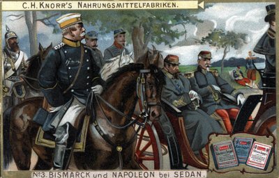 Sedan Savaşı, 1870 Savaşı: Prusya Kralı General Otto von Bismarck (1815-1898), İmparator III. Napolyon