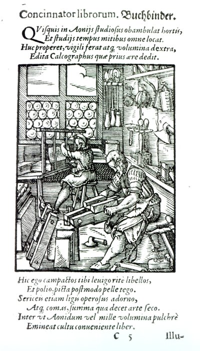 Hartman Schopper tarafından yayınlanan Bookbinder, by German School