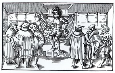 The Court of a Baron, Cosmographie Universelle of Munster, 1552