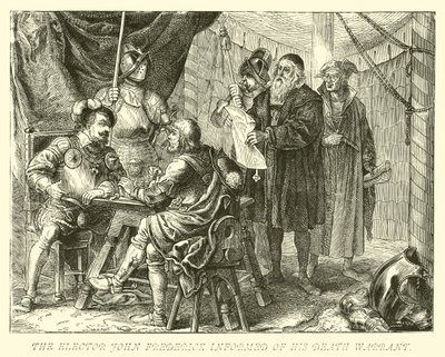 Seçmen John Frederick ölüm emrini bildirdi by German School