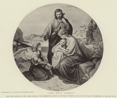 Kutsal Aile (gravür) by German School