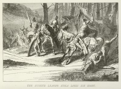Hussite lideri Ziska görüşünü kaybetti by German School