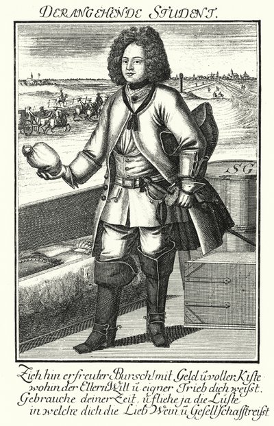 Aday Öğrenci (gravür) by German School