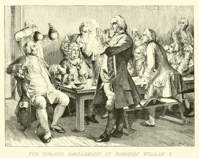 Frederick William I Tütün Parlamentosu by German School