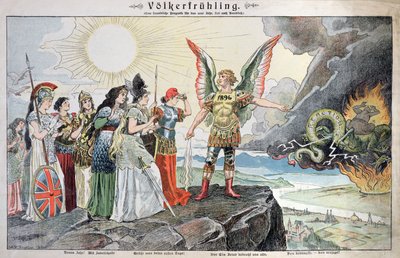 Bahar Döneminde Avrupa İnsanları, 1896 by German School
