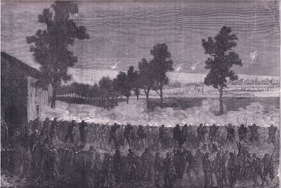 Cachan sortisi, Cassell ve Company Limited tarafından yayınlanan Cassells History of the War Fransa ve Almanya arasında, c.1890 (litho) by German School