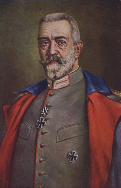 Theobald von Bethmann Hollweg, Birinci Dünya Savaşı sırasında Almanya Şansölyesi (renkli taş baskı) by German School