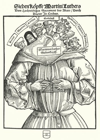 Johannes Cochlaeus tarafından yazılan Martin Luther