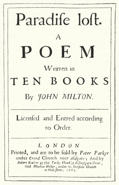 İngiliz şair John Milton