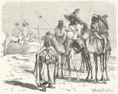 Tuaregler (gravür) by German School