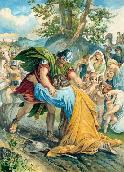 Tanımlanamayan İncil sahnesi by German School