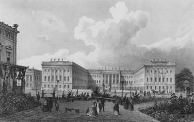 Üniversite Binaları, Berlin (çelik oyma) by German School