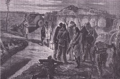 Surların üzerinde, Cassell and Company Limited tarafından yayınlanan Cassells History of the War of France and Germany, c.1890 (litho) by German School