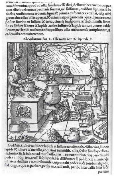 Agricola olarak bilinen Georg Bauer (1494-1566) tarafından De Re Metallica