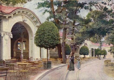 Viyana Kahve Salonu, Berlin Hayvanat Bahçesi, Almanya (renkli taş) by German School