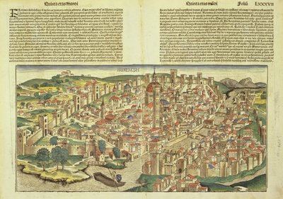 Hartmann Schedel (1440-1514) 1493 tarafından Nuremberg Chronicle