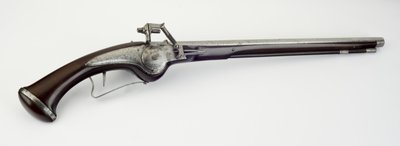Tekerlek Kilitli Kılıf Tabanca, c.1625-50 (çelik, demir ve ceviz ağacı) by German School