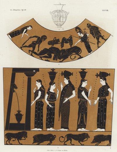 Hydria taşıyan kadınlar by German School