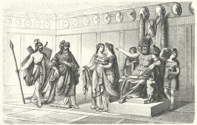 Wotan, şiir ve şarkı tanrısı Bragi