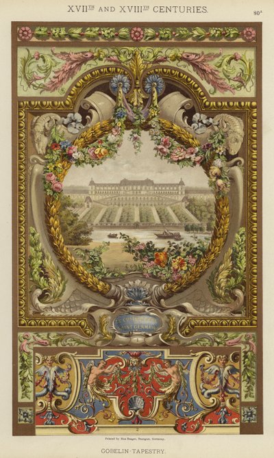 XVII. ve XVIII. Yüzyıllar, Goblen Goblen (renkli taş) by German School