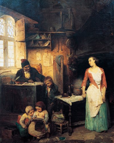 okul müdürü by Gerolamo Induno