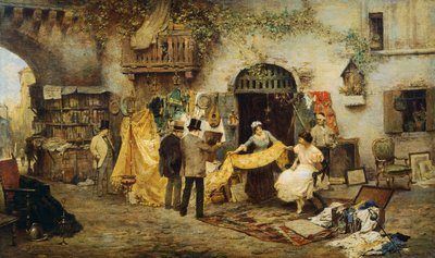 Antika Satıcısı, Gerolamo Induno by Gerolamo Induno