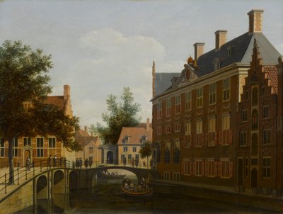 Amsterdam'daki Oude Zijds Herenlogement (Gentlemen's Hotel) by Gerrit Berckheyde