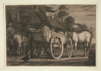 Dört Tekerlekli Araba by Gerrit Claesz Bleker
