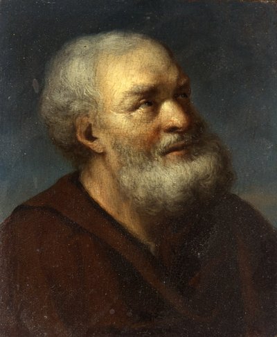 A Saint, c.1650-1700 (panelde yağlı boya) by Gerrit Dou