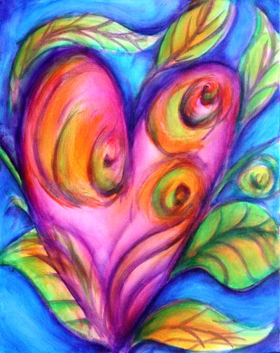 G Hearts 03, 2016 (tuval üzerine akrilik) by Gerrit Greve