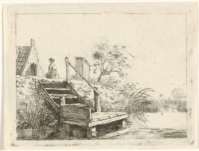 Suya giden merdivenler by Gerrit Lamberts