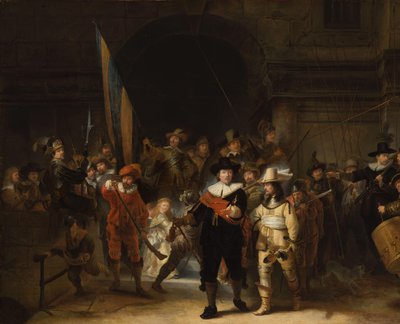 Gece Nöbetinin Kopyası Kaptan Frans Banning Cocq ve Teğmen Willem van Ruytenburch