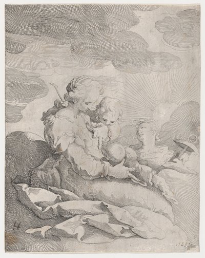 İnanç, Umut ve Hayırseverlik, ca. 1593. by Gerrit Pietersz Sweelink