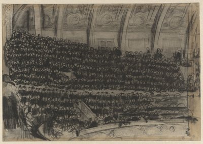 Circus Carré tribünlerinde seyirciler by Gerrit Willem Dijsselhof