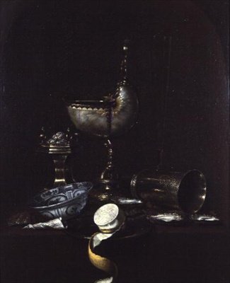 Nautilus Shell Cup ile Natürmort by Gerrit Willemsz. Heda