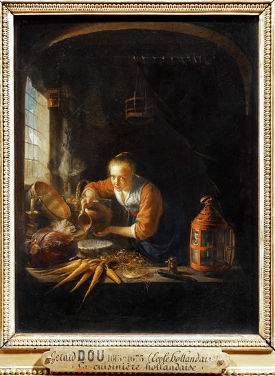 Hollanda tenceresi ... by Gerrit or Gerard Dou