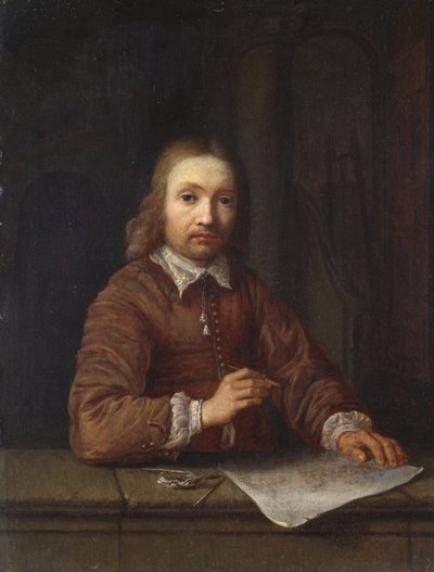 Otoportre (panelde yağlı boya) by Gerrit Dou